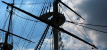USS Constellation Masts