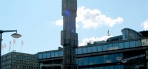 The Glass Obelisk at Sergels Torg